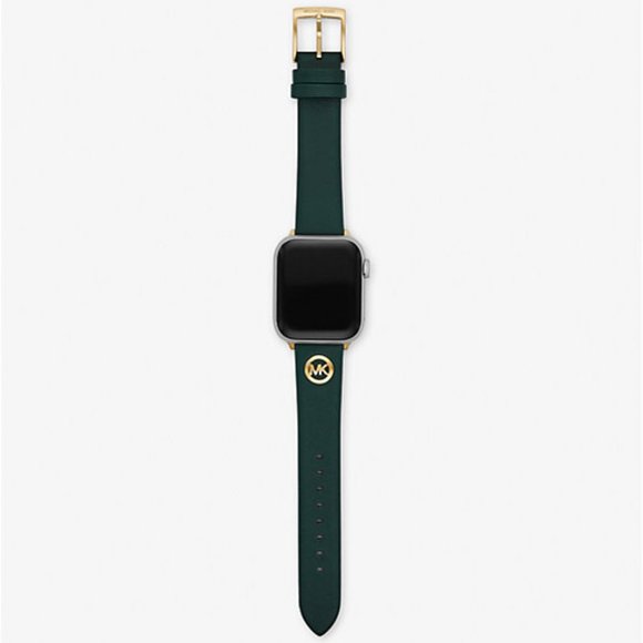 Michael Kors MKS8044 Leather Strap Apple Watch - Picture 1 of 4